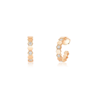 [Luna Brilliance]Hollow Design Four-Leaf Clover Flower Shape Ring