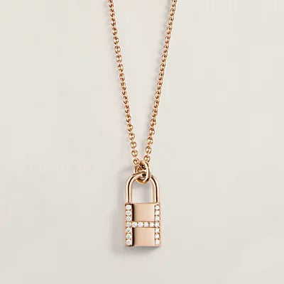 [Lunabriance]HM ADVANCED NICHE LOCK HEAD NECKLACE DIAMONDS