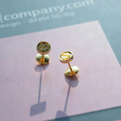 [Lunabriance]LOVE EARRINGS GOLD 10MM