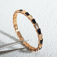 [Luna Brilliance]SERPENTI BRACELET PINK GOLD ONYX