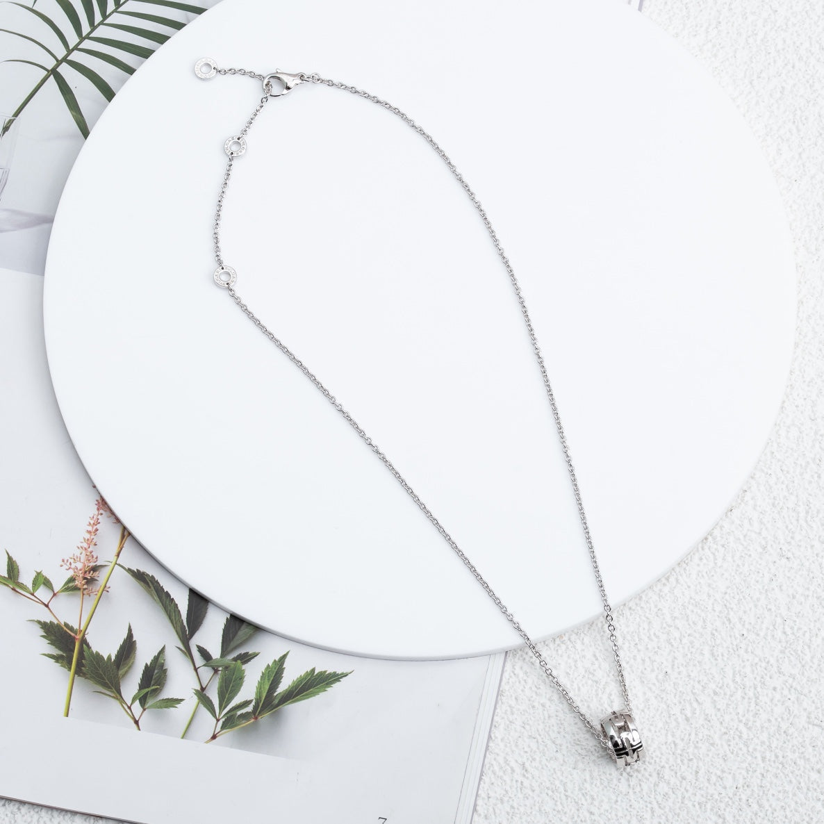 [Lunabriance]PARENTESI NECKLACE SILVER