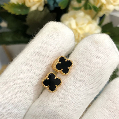 [Lunabriance]CLOVER MINI GOLD EARRINGS