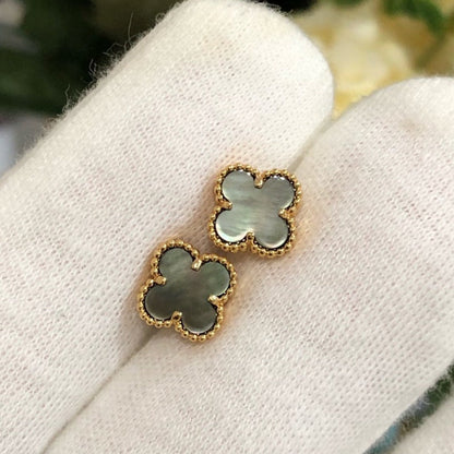 [Lunabriance]CLOVER MINI GOLD EARRINGS