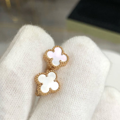 [Lunabriance]CLOVER MINI GOLD EARRINGS