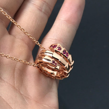 [Lunabriance]SERPENTI PEDANT NECKLACE