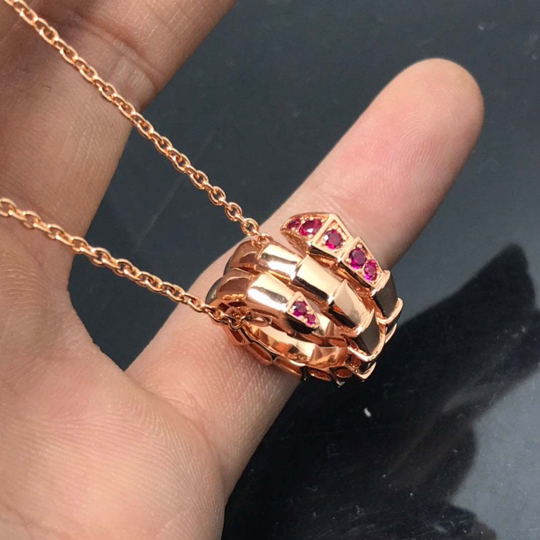 [Lunabriance]SERPENTI PEDANT NECKLACE