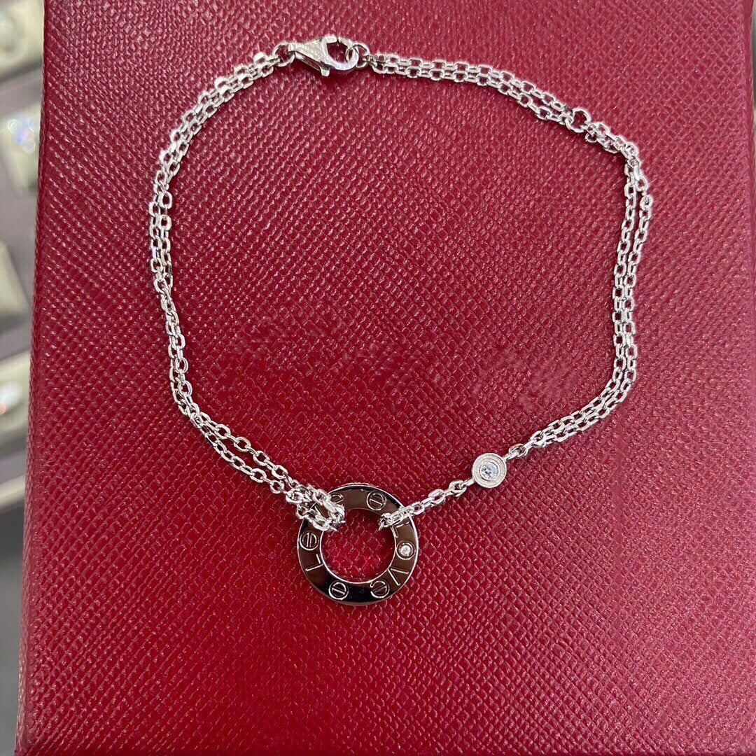 [Lunabriance]LOVE BRACELET 2 DIAMOND