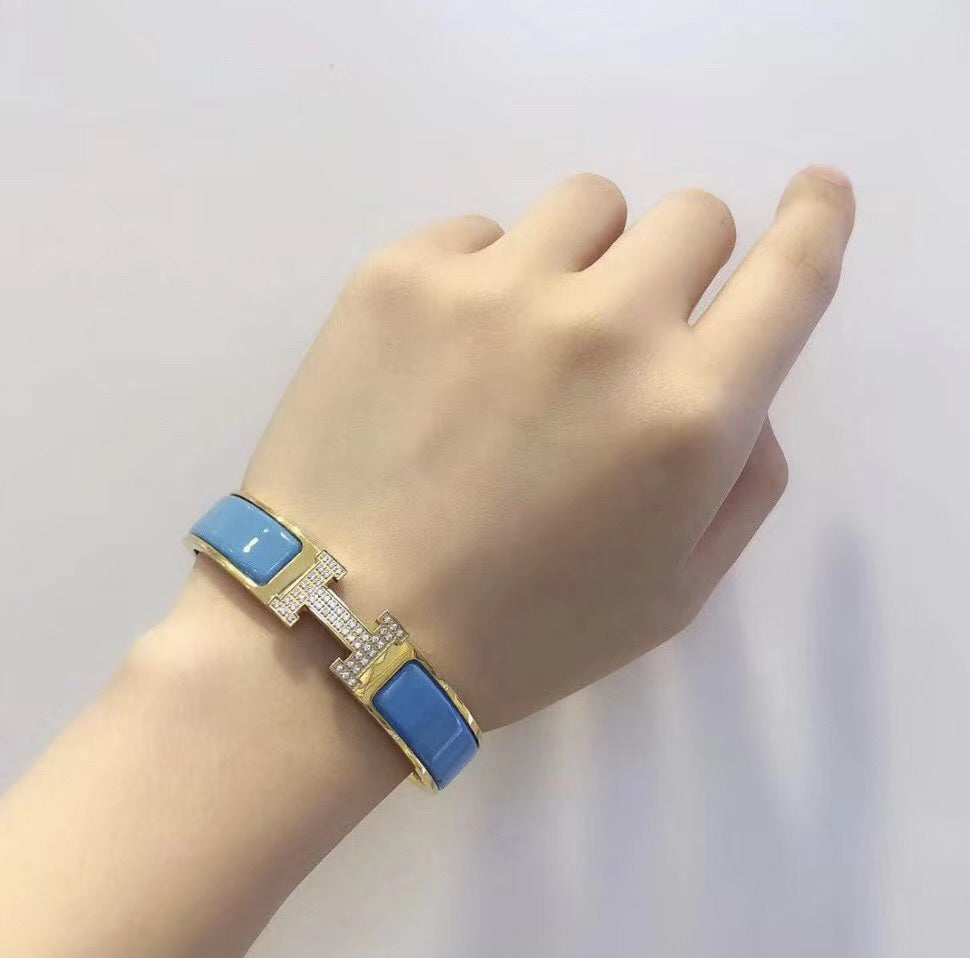 [Lunabriance]H CLOUD BLUE BRACELET GOLD DIAMOND