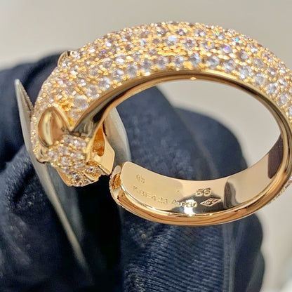 [Lunabriance]PANTHERE PINK GOLD DIAMOND RING