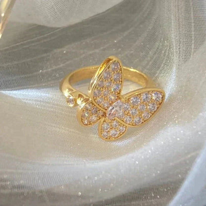 [Lunabriance]BUTTERFLY DIAMOND RING