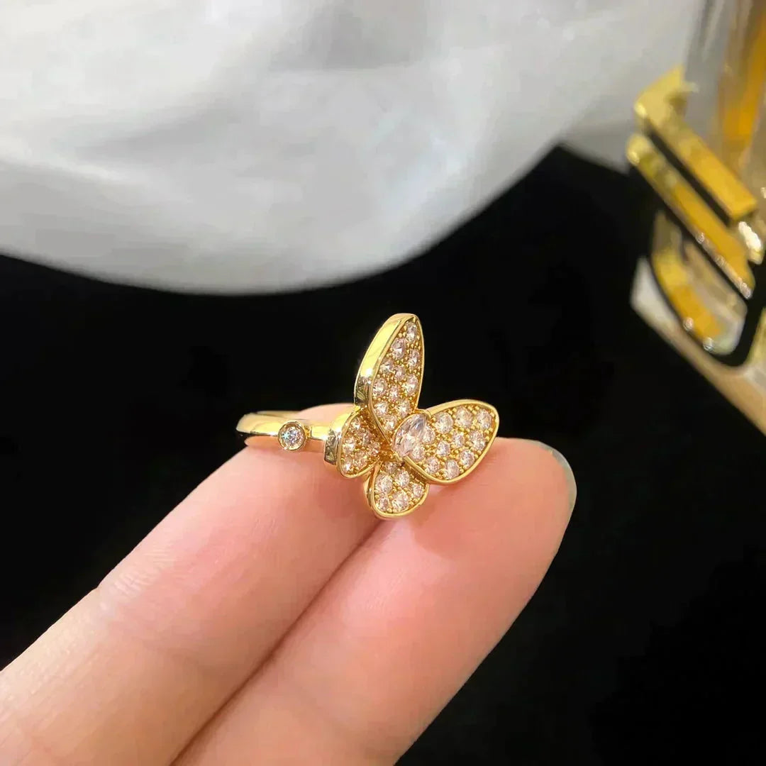 [Lunabriance]BUTTERFLY DIAMOND RING