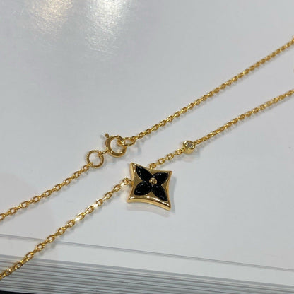 [Lunabriance]STAR BLACK MOP NECKLACE