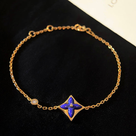 [Lunabriance]COLOR STAR PINK GOLD DIAMOND BRACELET