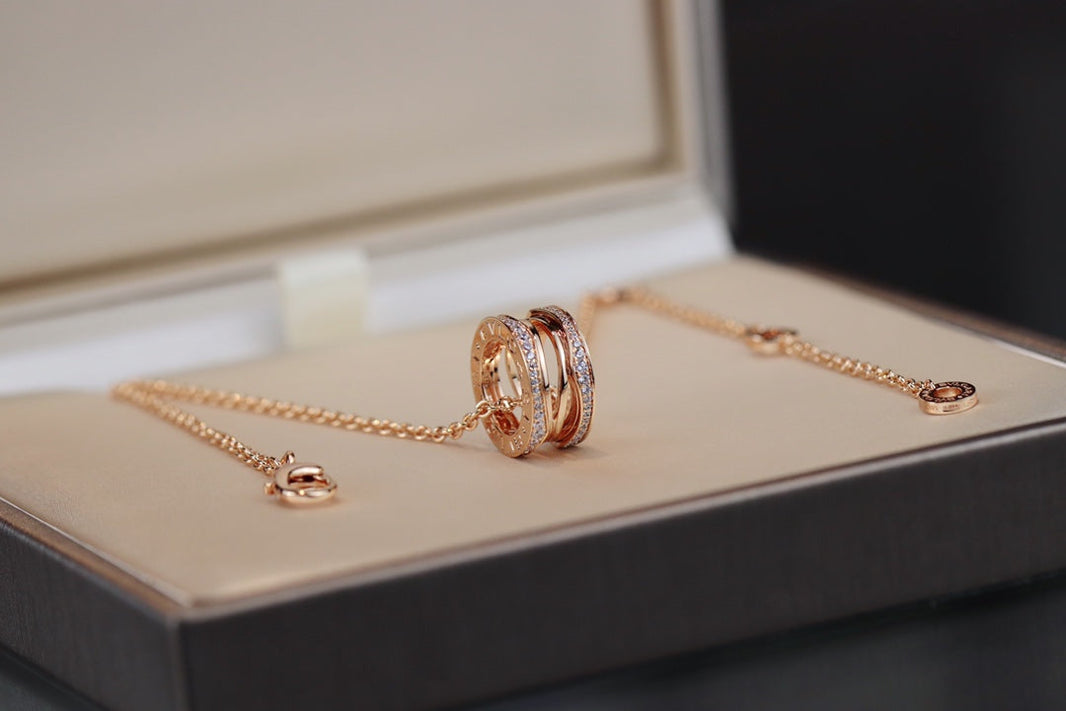 [Luna Brilliance]ZERO 1 PINK GOLD NECKLACE
