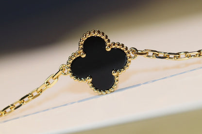 [Lunabriance]CLOVER 20 MOTIFS ONYX ROSE GOLD