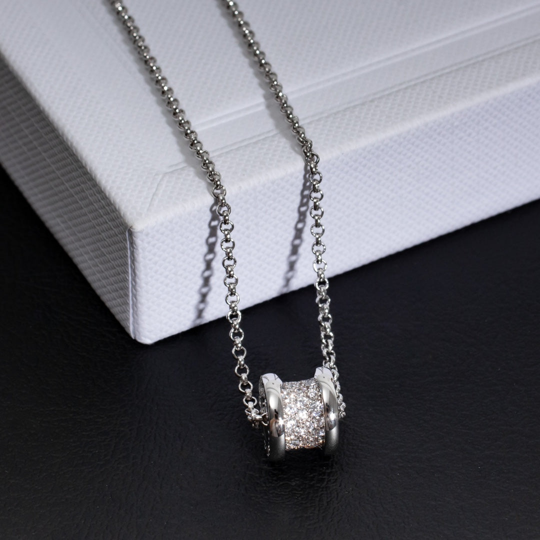 [Lunabriance]ZERO 1 SILVER DIAMOND NECKLACE