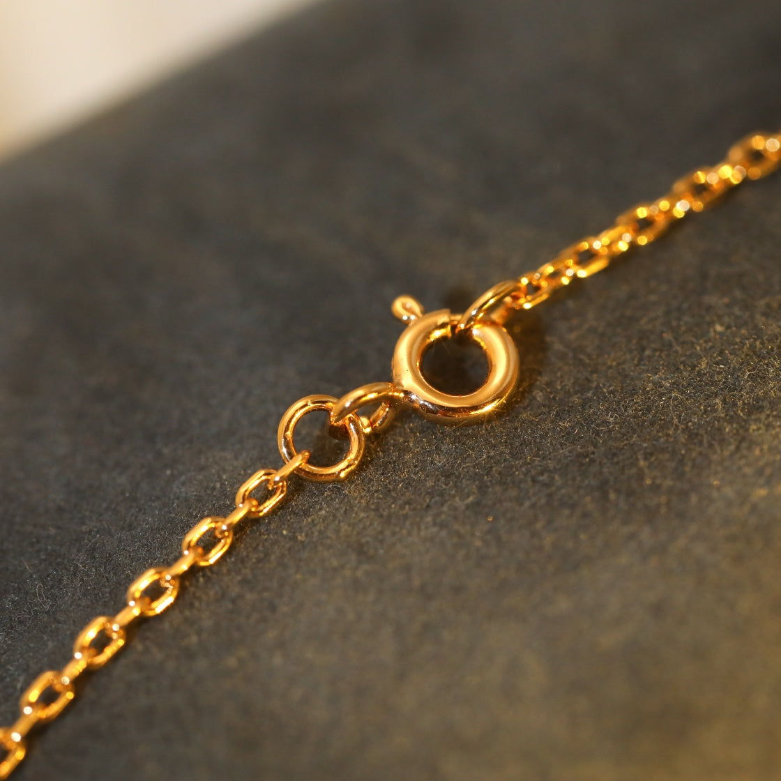 [Lunabriance]SUN PEDANT PINK GOLD 1 DIAMOND NECKLACE