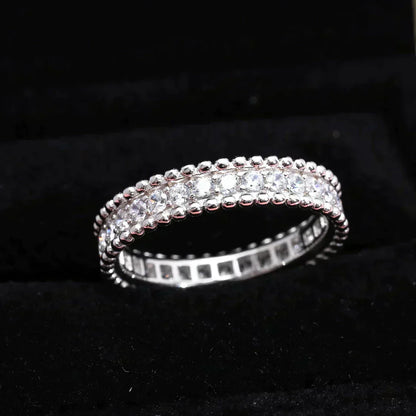 [Lunabriance]PERLEE DIAMOND SILVER RING