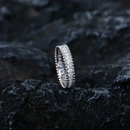 [Lunabriance]PERLEE DIAMOND SILVER RING