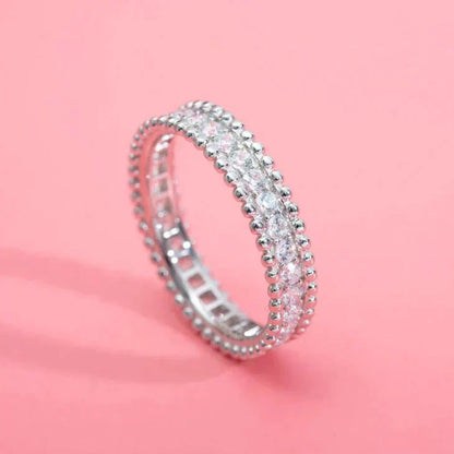 [Lunabriance]PERLEE DIAMOND SILVER RING