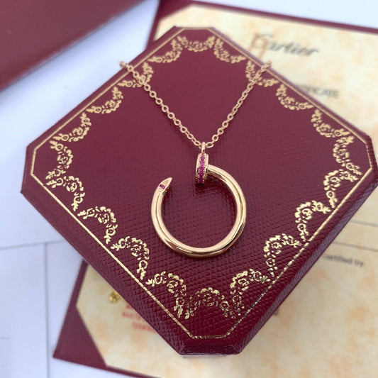 [Lunabriance]JUSTE PINK DIAMOND NECKLACE