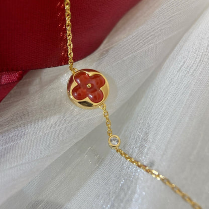 [Lunabriance]SUN PEDANT CARNELIAN BRACELET