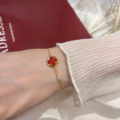 [Lunabriance]SUN PEDANT CARNELIAN BRACELET