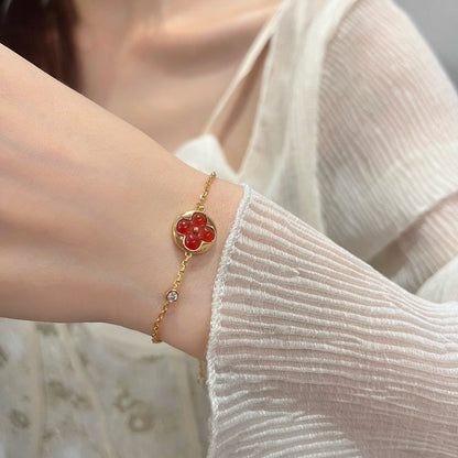 [Lunabriance]SUN PEDANT CARNELIAN BRACELET