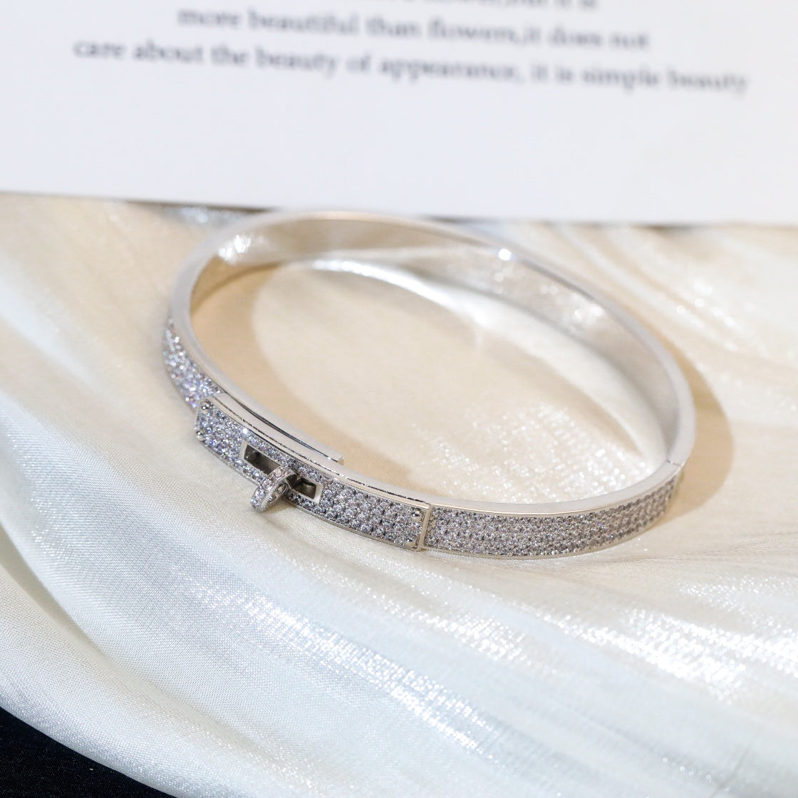 [Lunabriance]KELLY BRACELET DIAMOND PAVED