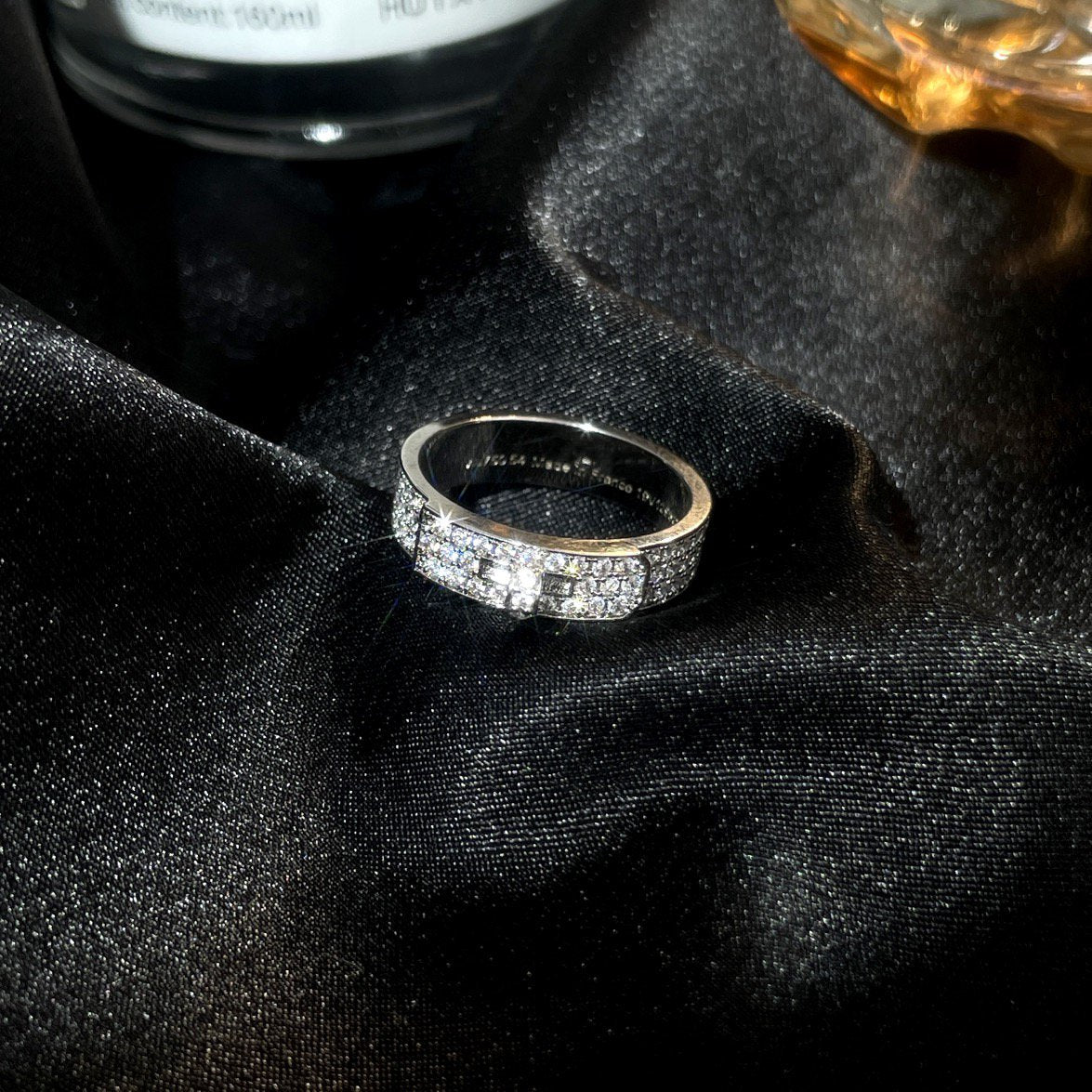 [Lunabriance]KELLY SILVER DIAMOND RING