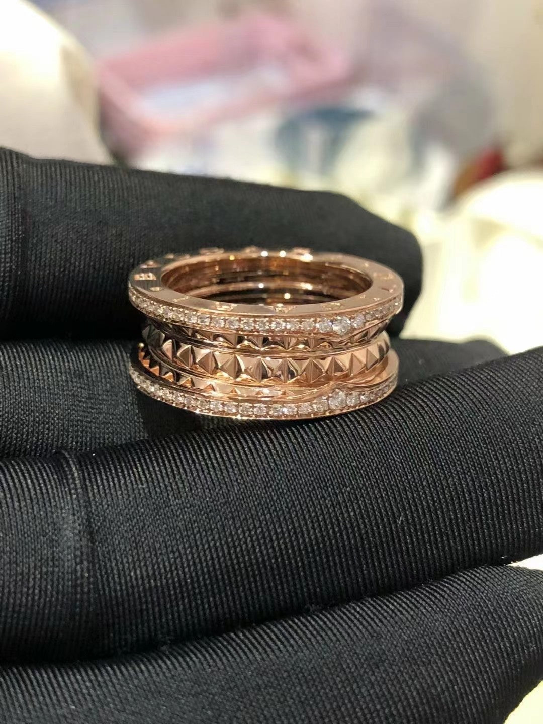 [Lunabriance]ZERO 1 ROCK DIAMOND PINK GOLD