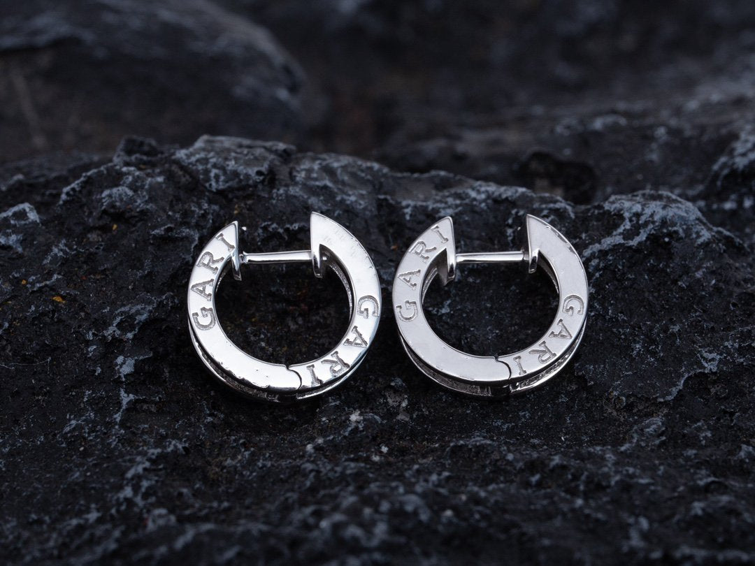 [Lunabriance]ZERO 1 MINI SILVER DIAMOND EARRINGS