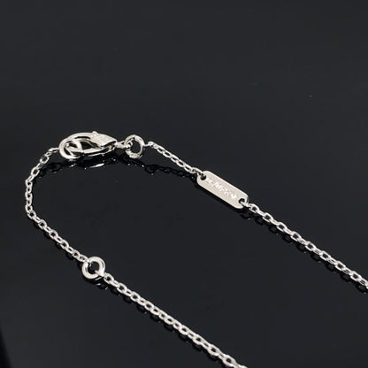 [Lunabriance]CLOVER PIETERSITE SILVER LONG NECKLACE