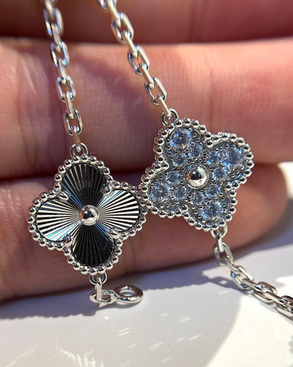 [Luna Brilliance]CLOVER 5 MOTIF LASER BRACELET COLLECTION