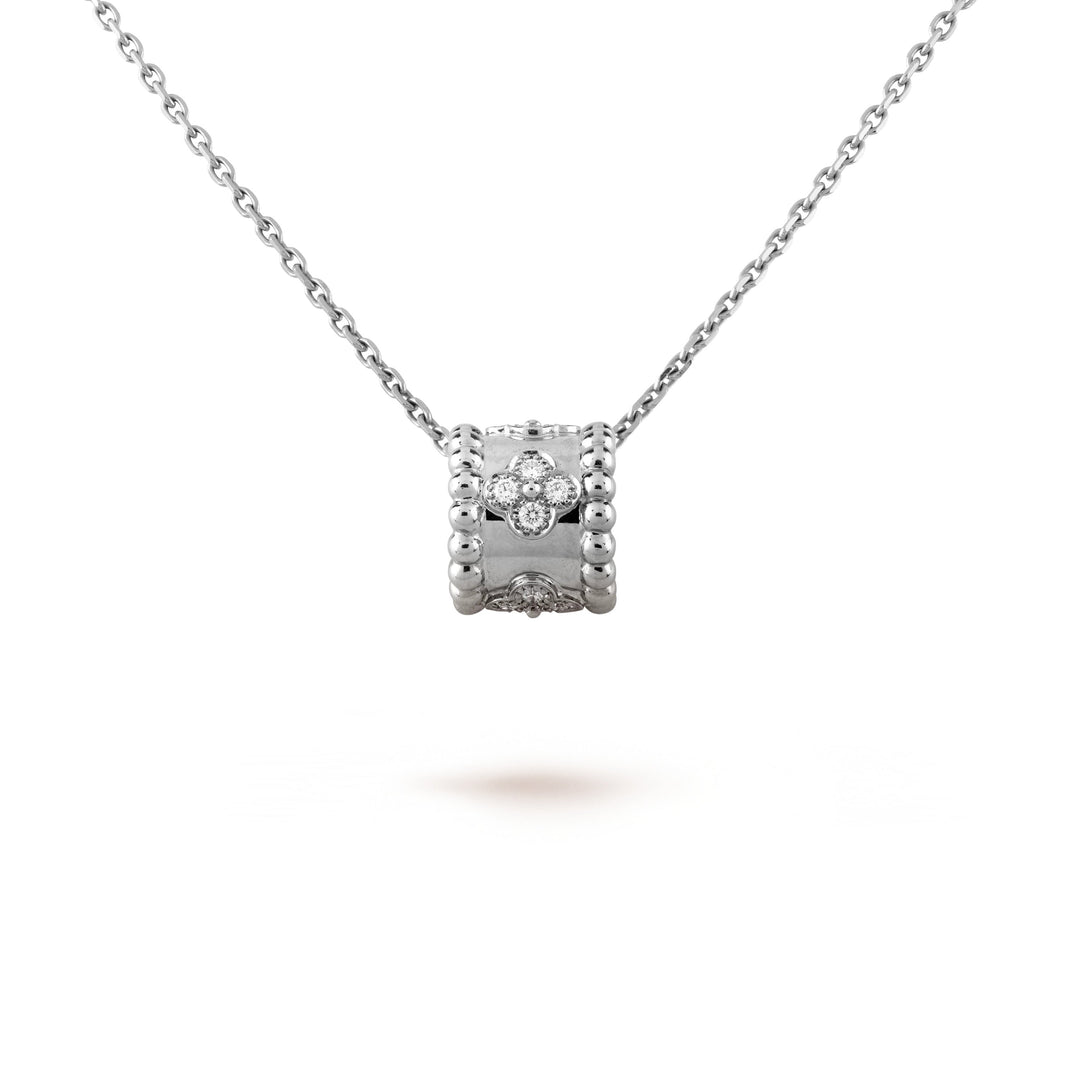[Luna Brilliance]PERLEE PEDANT SIVLER DIAMOND NECKLACE