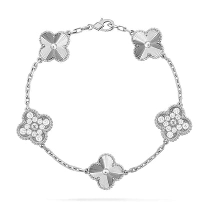 [Luna Brilliance]CLOVER 5 MOTIF LASER BRACELET COLLECTION