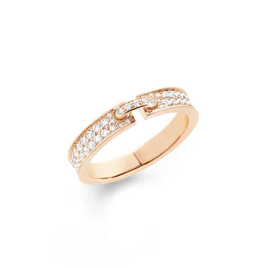 [Lunabriance]ALLIANCE LIENS VIDENCE PAVED DIAMOND 4MM RING