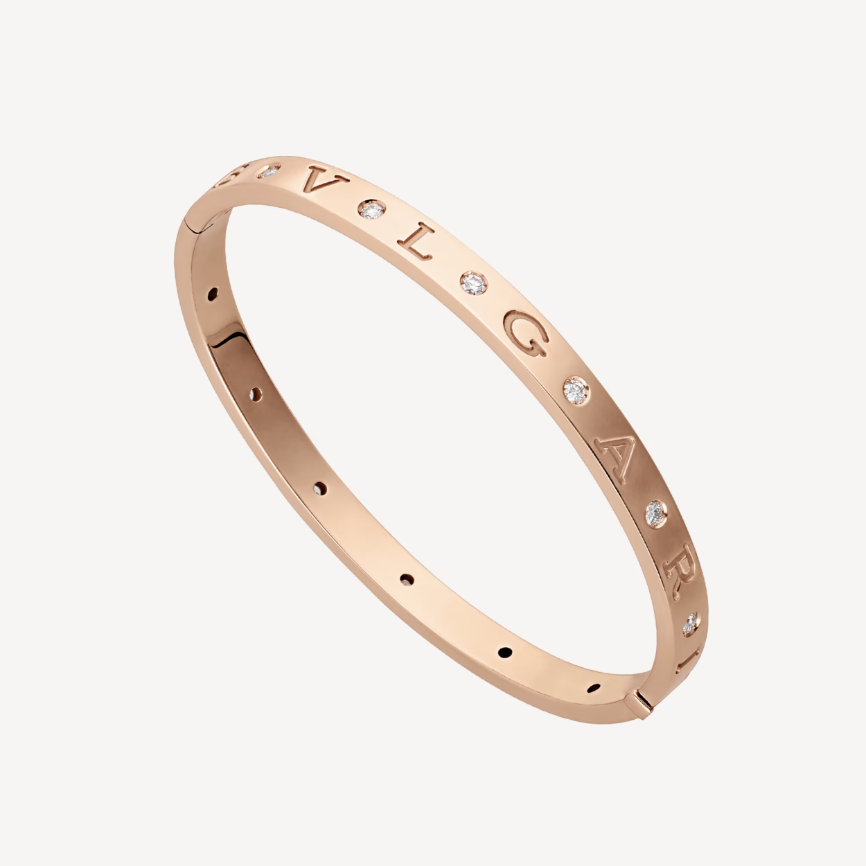 [Lunabriance]ZERO 1 PINK GOLD 12 DIAMONDS BRACELET