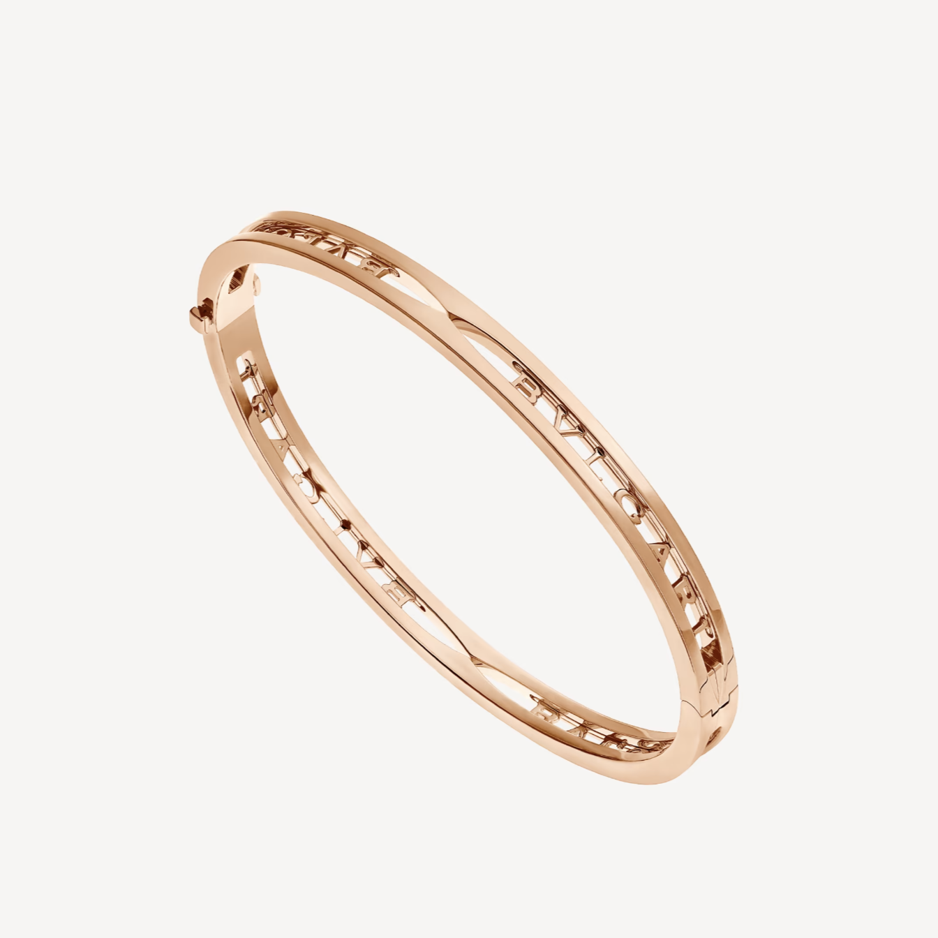 [Lunabriance]ZERO 1 SPIRAL LOGO PINK GOLD BRACELET