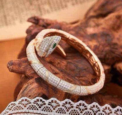 [Luna Brilliance]HAUTE COUTURE GOLD SERPENTI BRACELET