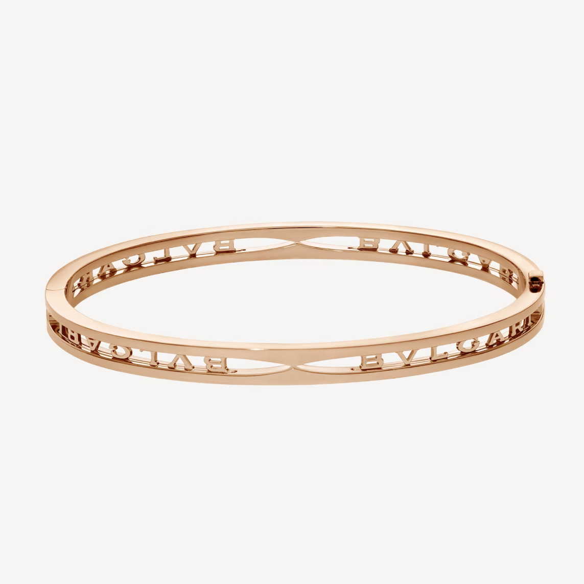 [Lunabriance]ZERO 1 SPIRAL LOGO PINK GOLD BRACELET