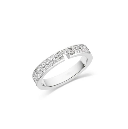 [Lunabriance]ALLIANCE LIENS VIDENCE PAVED DIAMOND 4MM RING