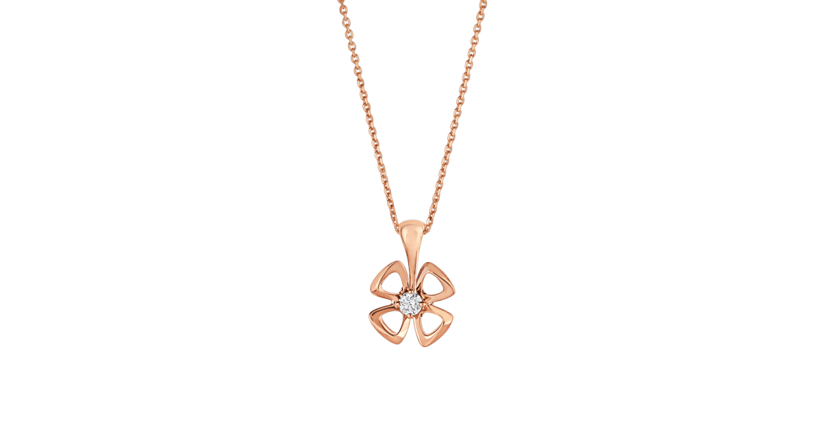 [Lunabriance]FIOREVER NECKLACE DIAMOND CENTER