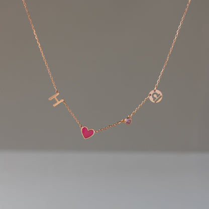 Dainty Space Charm Necklace