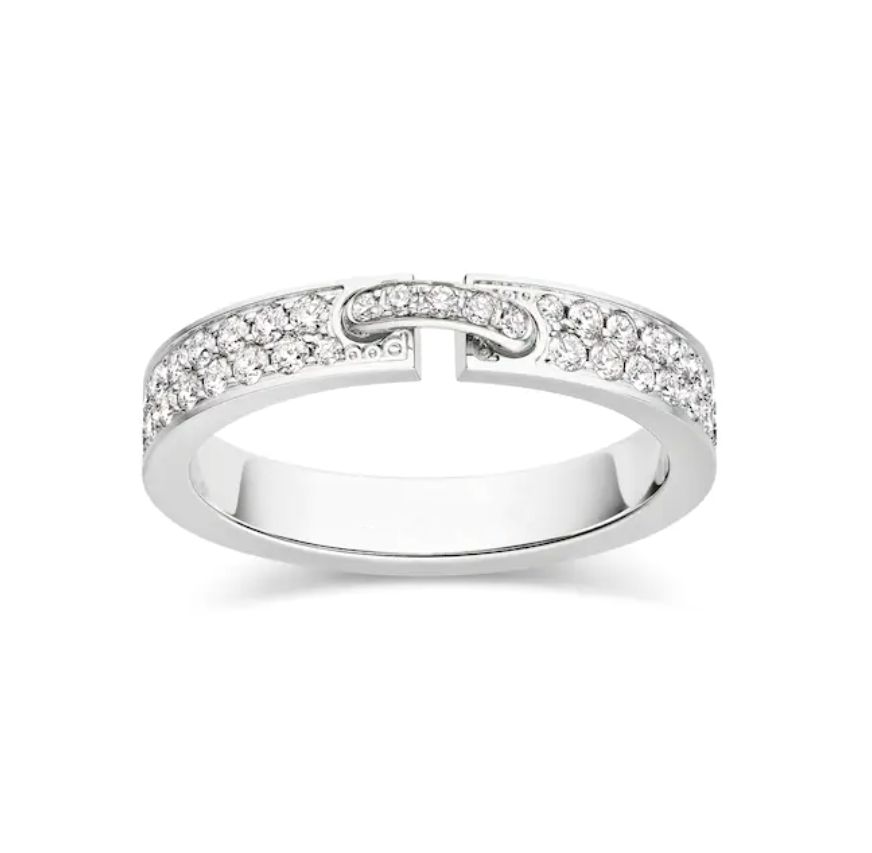 [Lunabriance]ALLIANCE LIENS VIDENCE PAVED DIAMOND 4MM RING