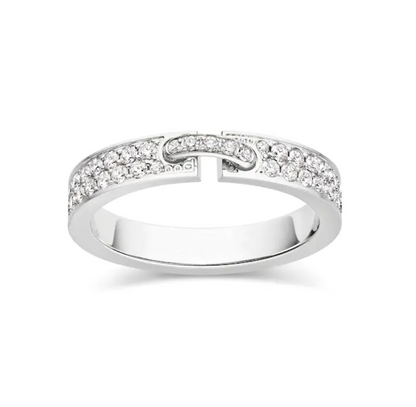 [Lunabriance]ALLIANCE LIENS VIDENCE PAVED DIAMOND 4MM RING