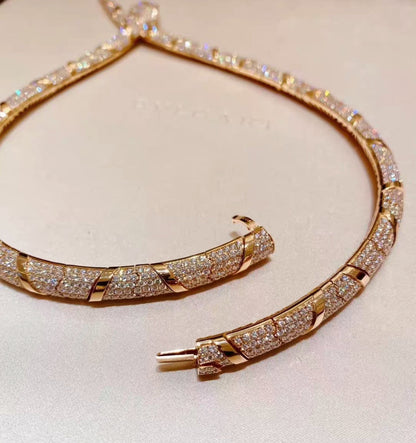 [Luna Brilliance]HAUTE COUTURE GOLD SERPENTI NECKLACE