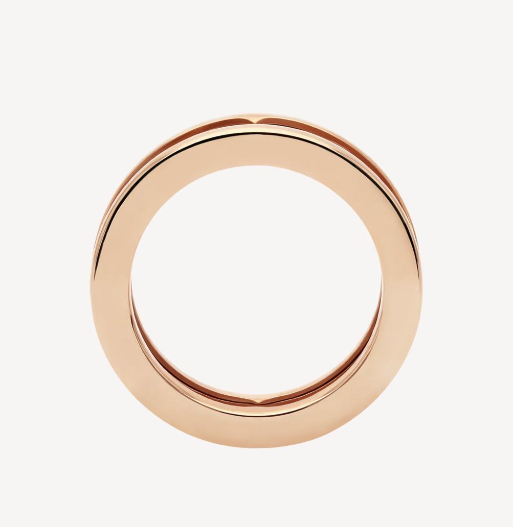 [Luna Brilliance]ZERO 1 ONE-BAND WITH OPENWORK LOGO SPIRAL RING