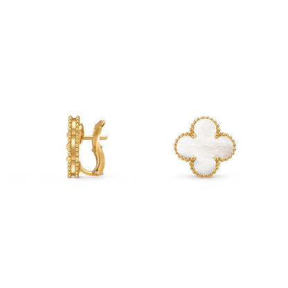 [Luna Brilliance]CLOVER 15MM MOP EARRINGS COLLECTION