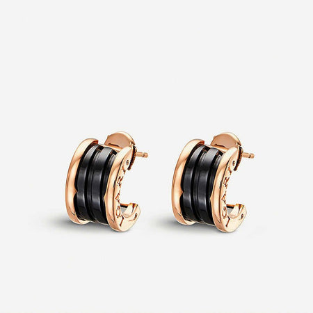 [Luna Brilliance]ZERO 1 PINK GOLD CERAMIC EARRINGS